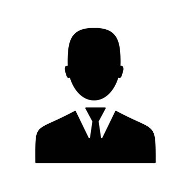 İş adamı vektör simgesi logosu