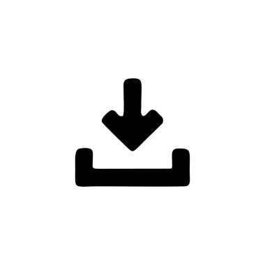 Beyaz arkaplanda simge logosu indir