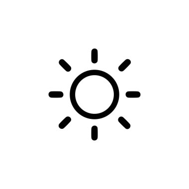 güneş simgesi simgesi logosu