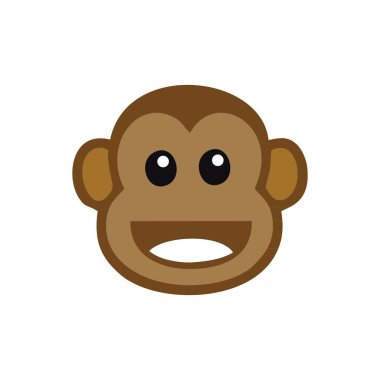 maymun yüz simgesi logosu