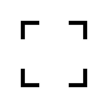 otomatik odaklama kamera simgesi