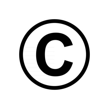 C ilk simgesi. Tasarımınız için grafiksel ögeler