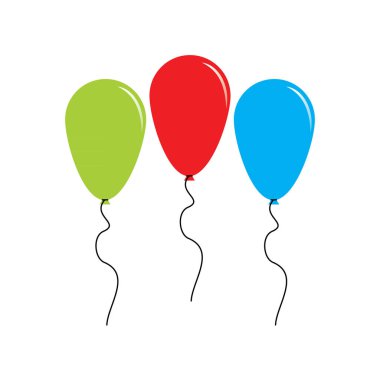 balon seti logosu beyaz arkaplanda