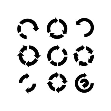 Oklar beyaz arkaplanda izole edildi