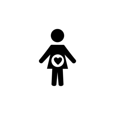 hamile kadın simgesi logosu
