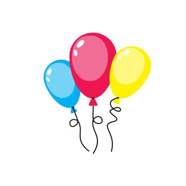 Beyaz arkaplanda balon kolleksiyonları logosu