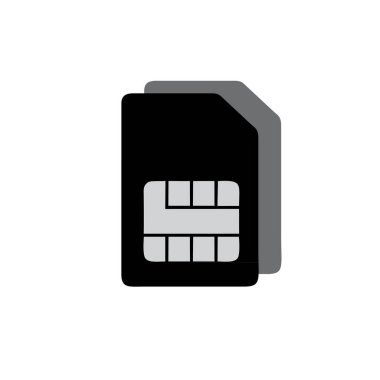 çift sim kart simgesi