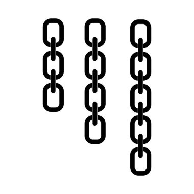 soyut zincir simgesi logosu