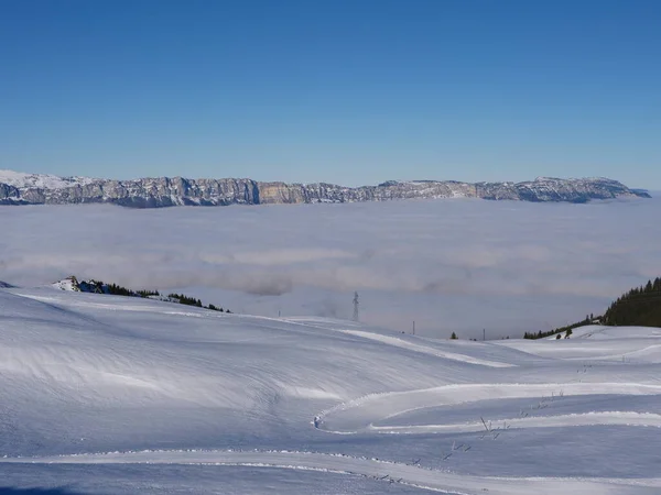 Inverno Montagna — Foto Stock