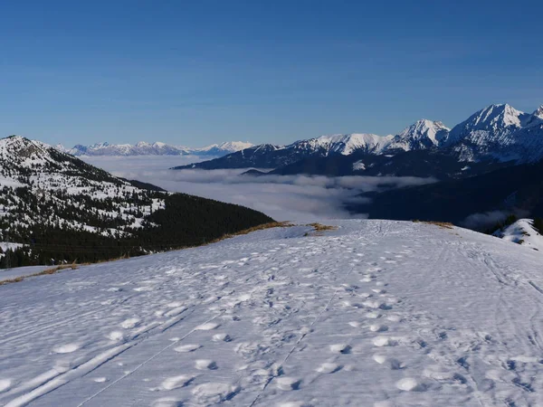 Inverno Nas Montanhas — Fotografia de Stock