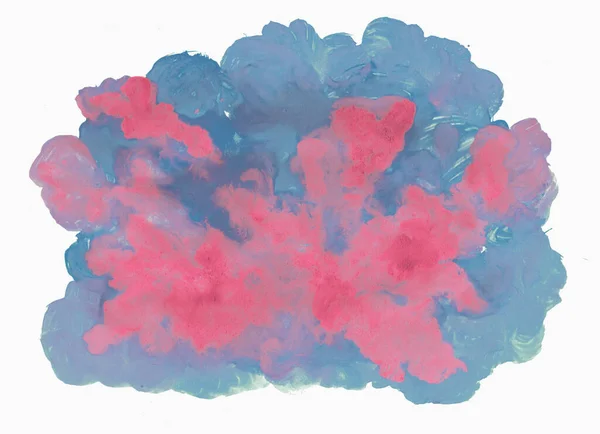 Rosa Und Schmutzig Blauer Hintergrund Pinselstrich Textur — Stockfoto