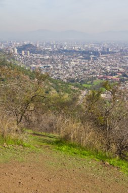 Santiago şehir manzaralı