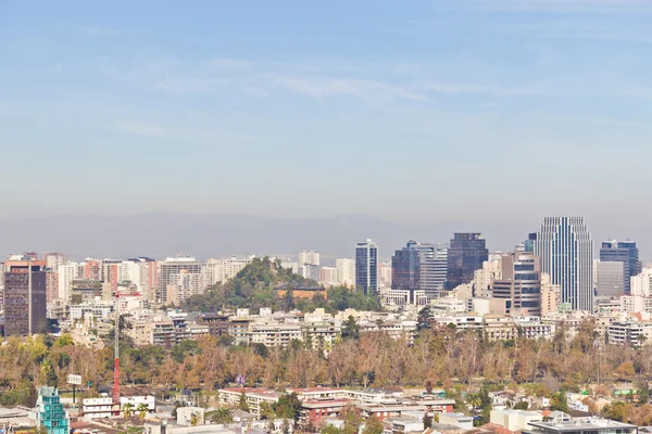 Blick auf die Stadt Santiago — Stockfoto