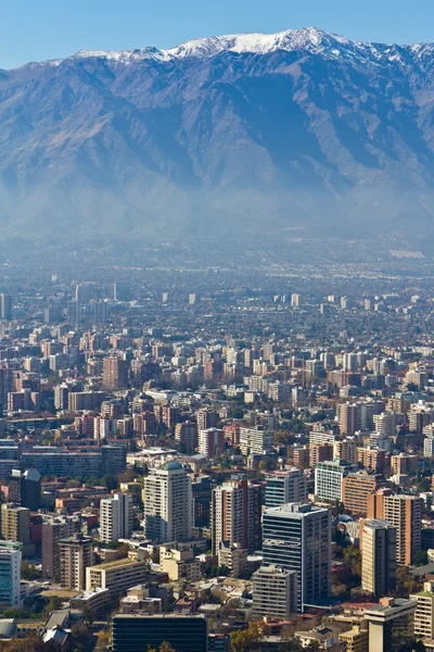 Blick auf die Stadt Santiago — Stockfoto