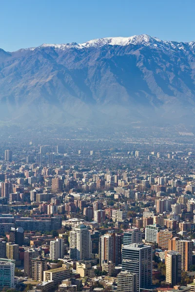 Blick auf die Stadt Santiago — Stockfoto