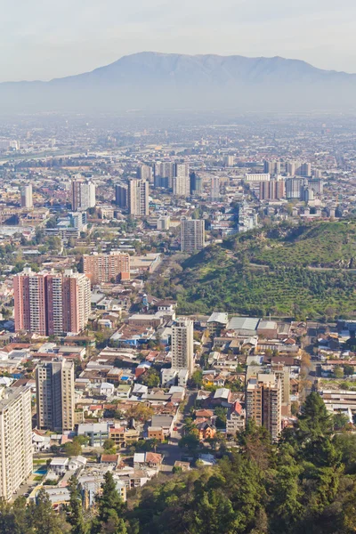 Santiago vista ciudad — Foto de Stock