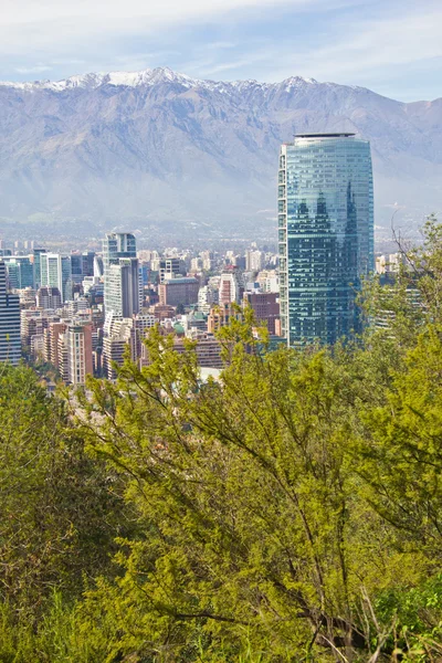 Blick auf die Stadt Santiago — Stockfoto