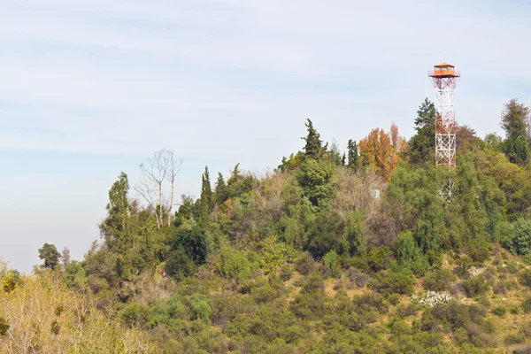 Cerro San Cristobal in Santiago — Stockfoto