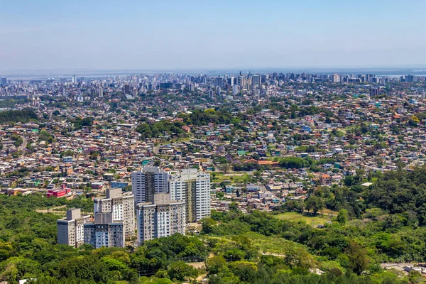 Porto Alegre Cityview Morro Santana Rio Grande Sul Brazil — стокове фото