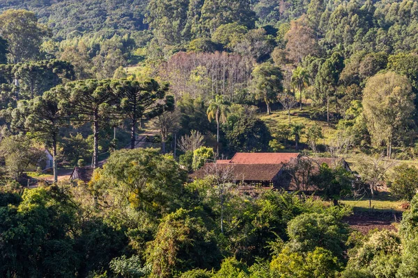 Casa Rural Aorund Forest Pnhal Alto Nova Petropolis Rio Grande — Foto de Stock