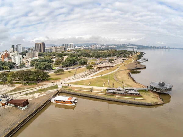 Guaiba Lake Shore Park Downtown Porto Alegre Rio Grande Sul — Stock Photo, Image