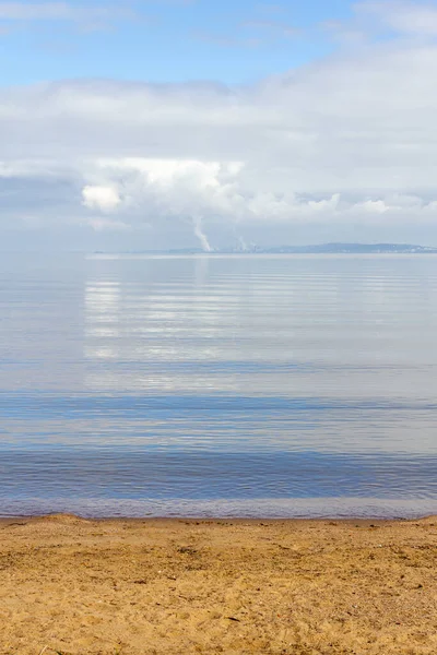 Берег Озера Гуайба Хвилями Піском Порту Алегр Ріо Гранді Сул — стокове фото