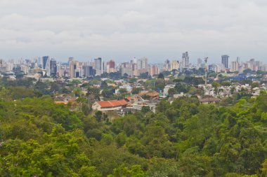 Botanical garden in Curitiba, Parana, Brazil clipart