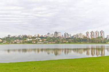 Curitiba 'daki Birigui Parkı, Parana, Brezilya.