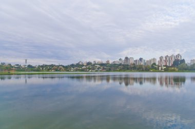 Curitiba 'daki Birigui Parkı, Parana, Brezilya.