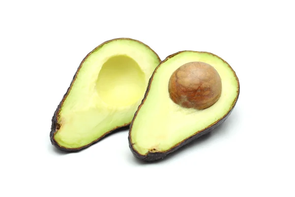 Avocado op witte achtergrond — Stockfoto