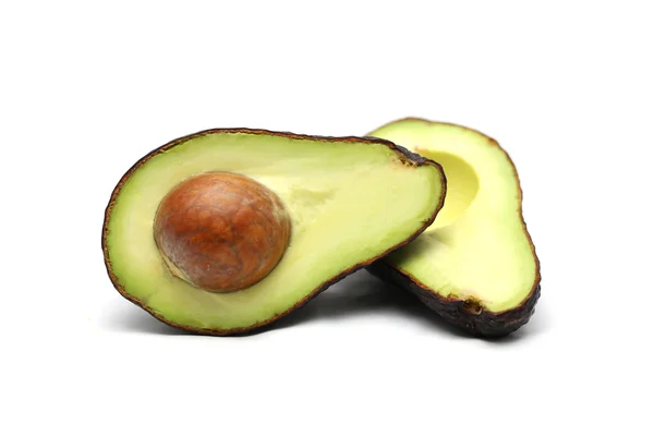 Avocado op witte achtergrond — Stockfoto