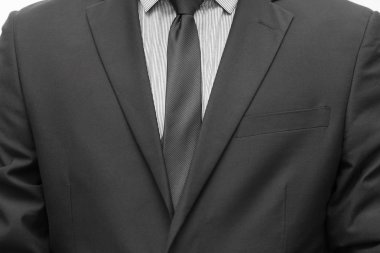 İşadamı takım elbise ve kravat kravat