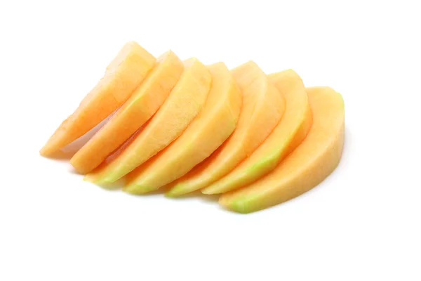 Cantaloupe melon slices — Zdjęcie stockowe