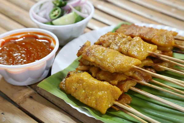 Satay di maiale — Foto Stock