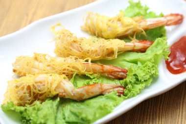 şal yumurta karides