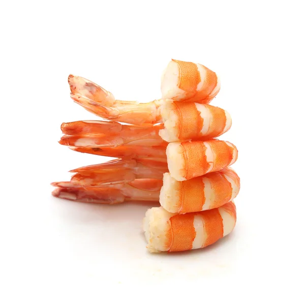 Shrimp isolated on white background — Stock Photo, Image