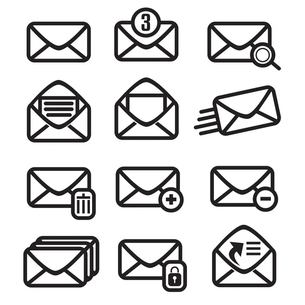 stock vector Mail icons. Vector illustration