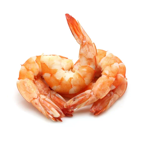 Shrimp isolated on white background — Stock Photo, Image