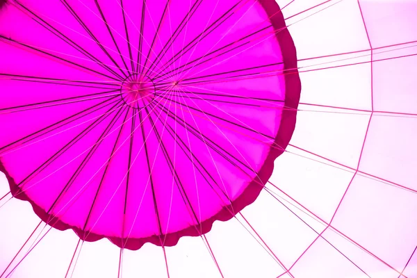 Violet color hot air balloon — Stock Photo, Image