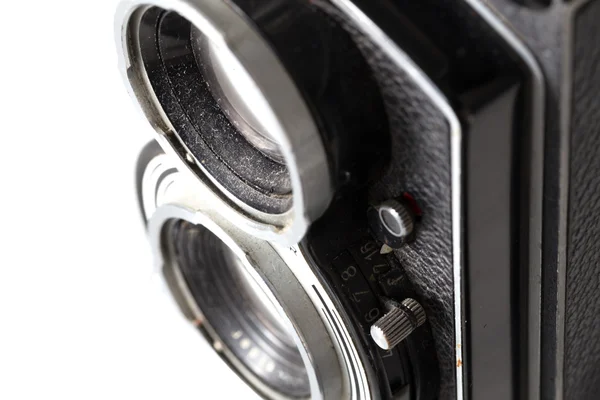 Close-up van het deel van oude camera — Stockfoto