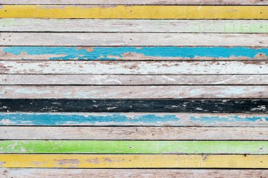 Eski ahşap doku arka plan renkli