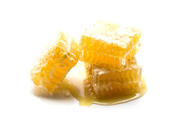 Honeycomb on white background — Stock Photo, Image