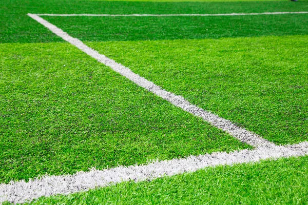 Konstgjorda fotbollsplan — Stockfoto