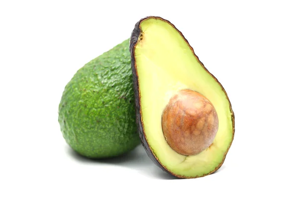 Avocado op witte achtergrond — Stockfoto