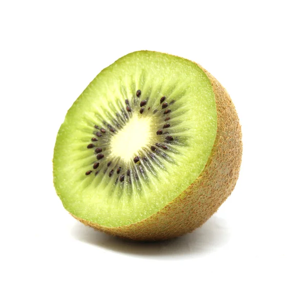 Kiwi fruits sur fond blanc — Photo