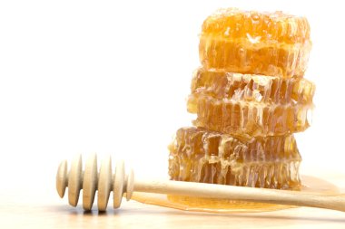 ahşap arka plan üzerinde tatlım