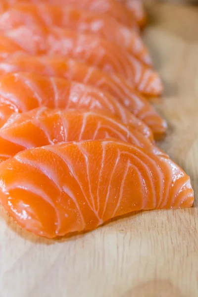 Sashimi, zalm, Japans eten — Stockfoto