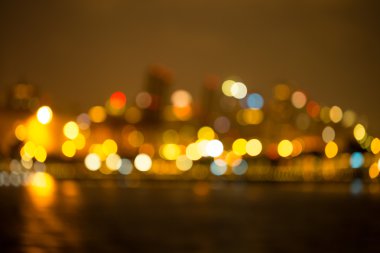 ufuk bokeh ışıklar