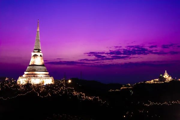 Phra nakhon khiri historický park, khao wang, phetchaburi, thaila — Stock fotografie