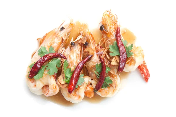 Deep Fried Shrimp with Tamarind Sauce — Stock Photo, Image